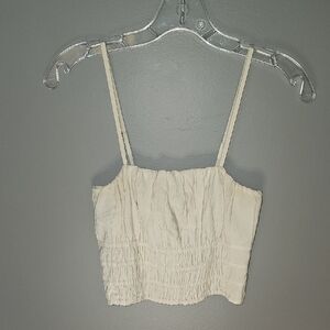Abercrombie & Fitch Cream Camisole Adjustable Top